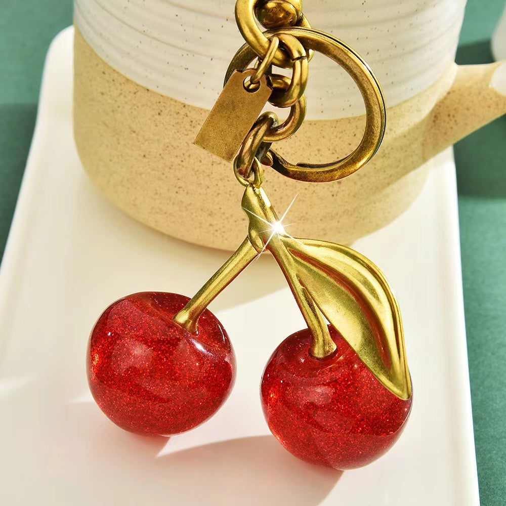 Cherry Charms For Bag, Bags' Decorating and Hanging