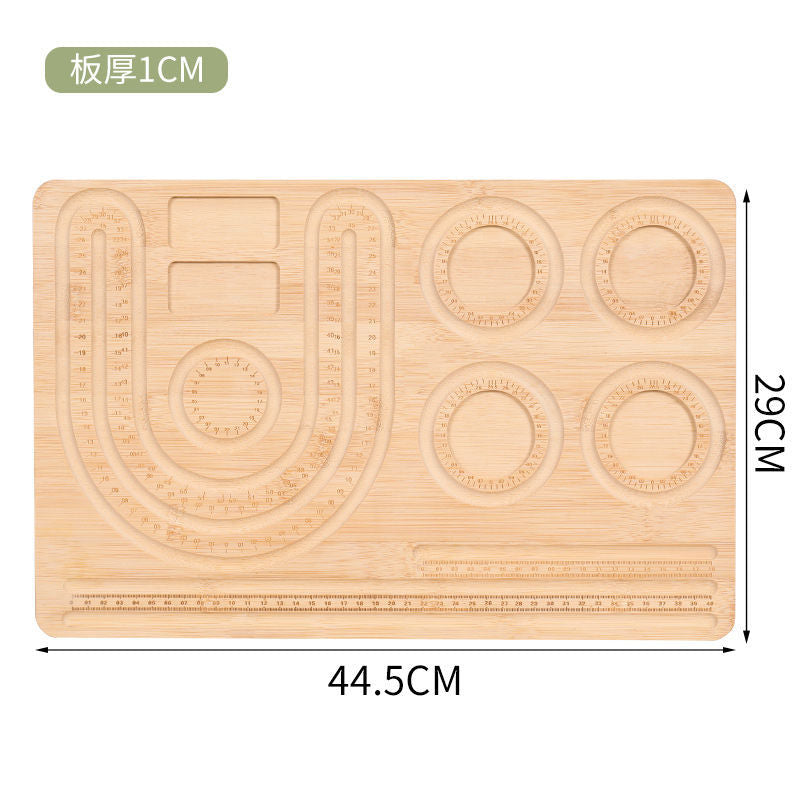 Bracelet DIY necklace design design plate bracelet beaded Wenwan design plate DIY necklace weaving tool 8 characters