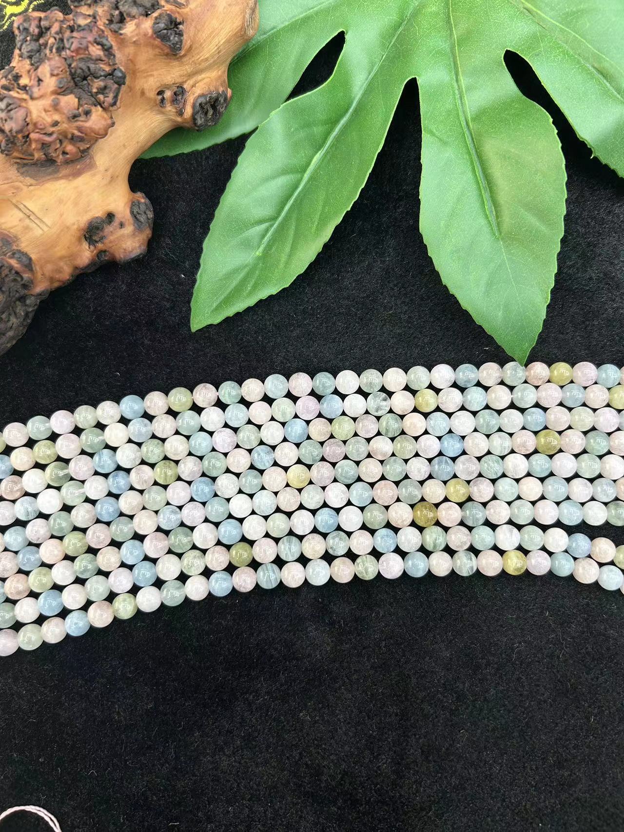 Morganite Beads 8mm