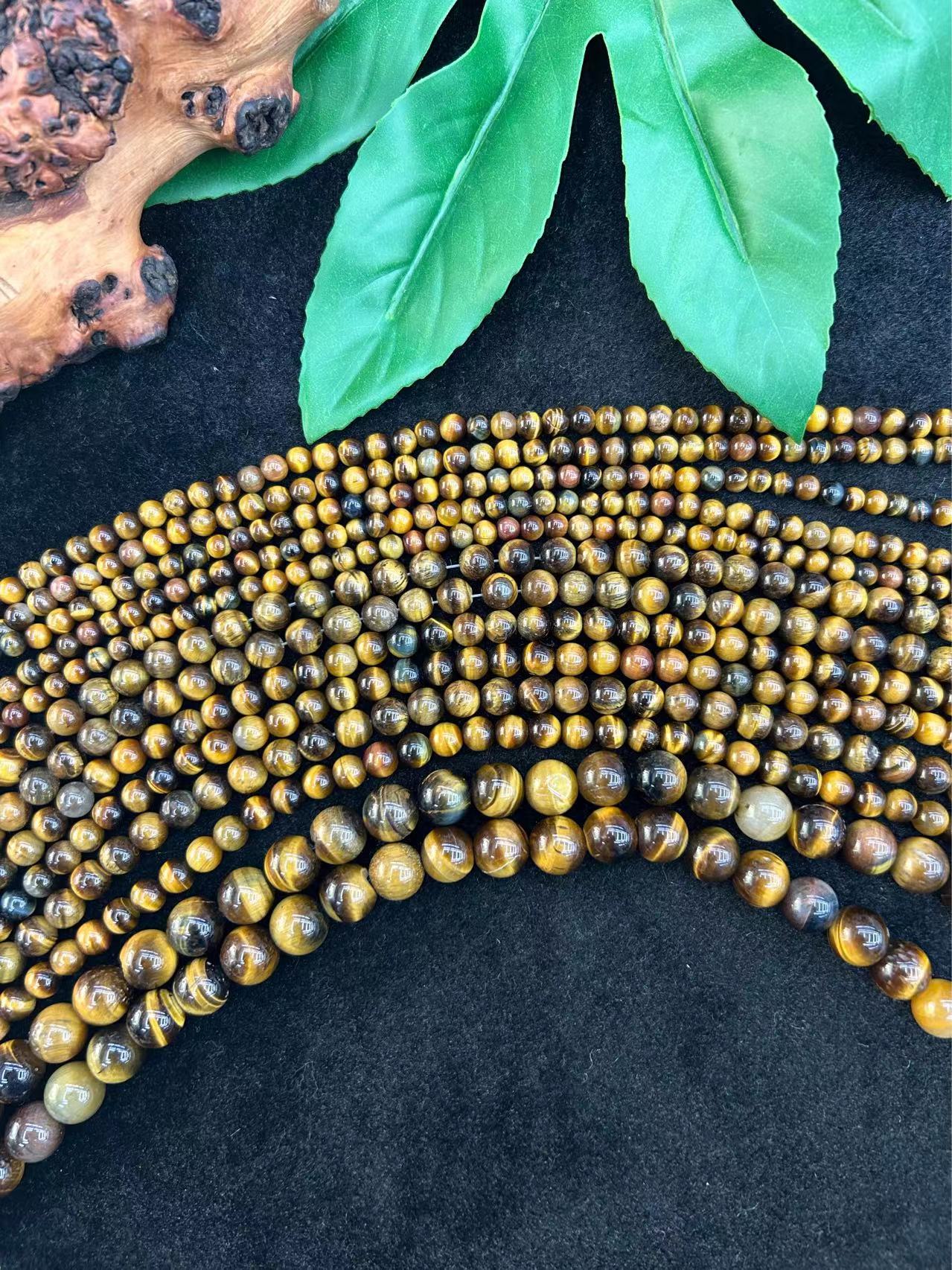High quality tiger eye beads strands 6/8/12mm