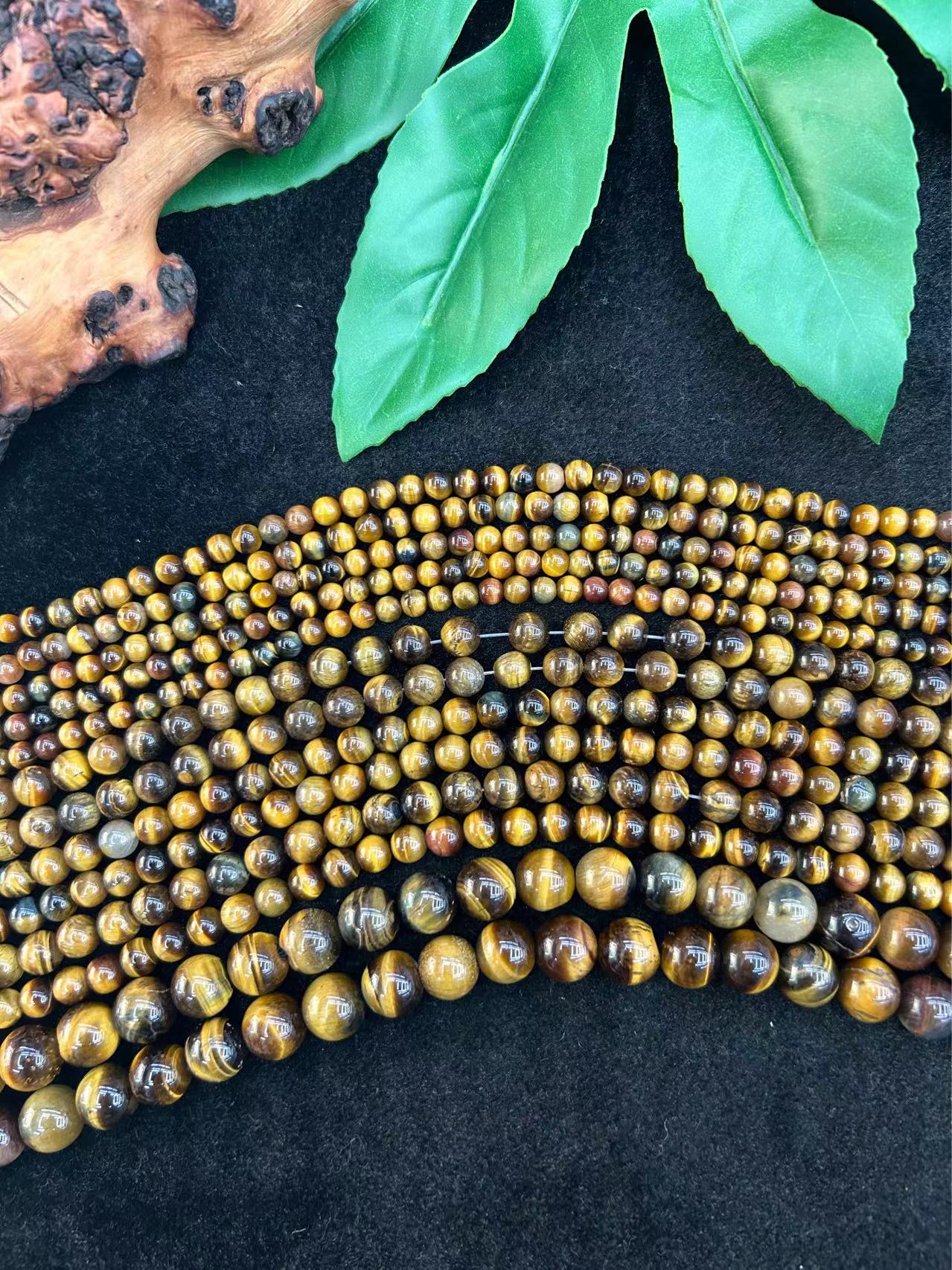 High quality tiger eye beads strands 6/8/12mm