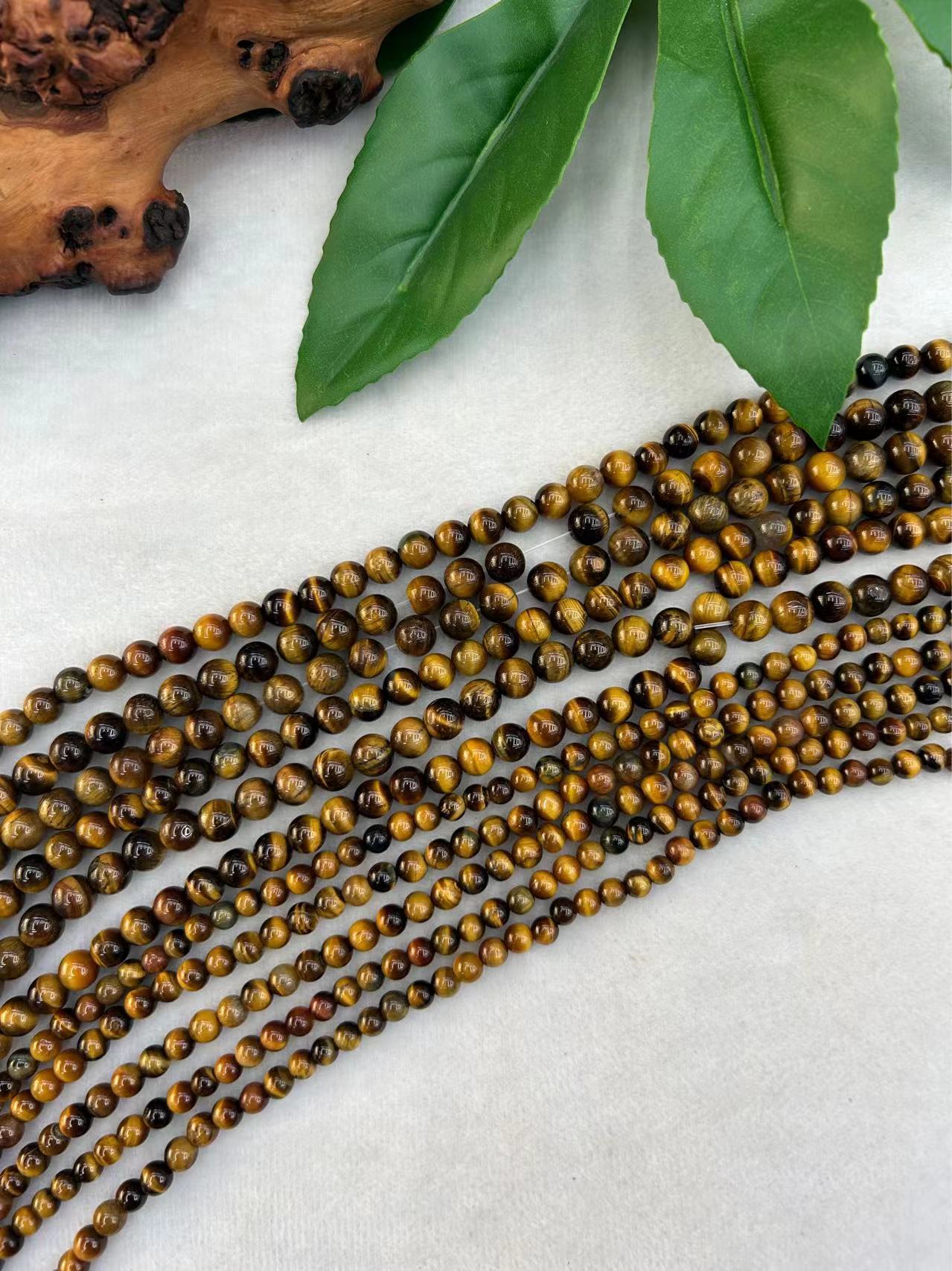 High quality tiger eye beads strands 6/8/12mm