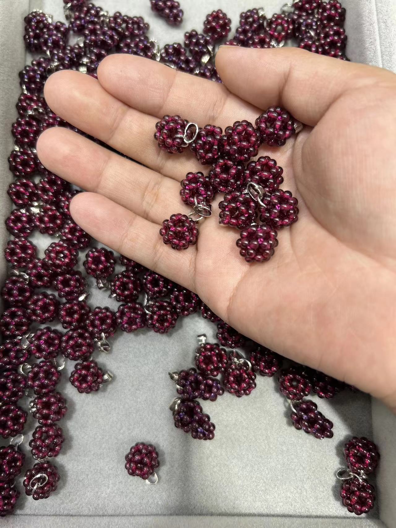 Garnet pendants, limited quantity, 6pcs / $10