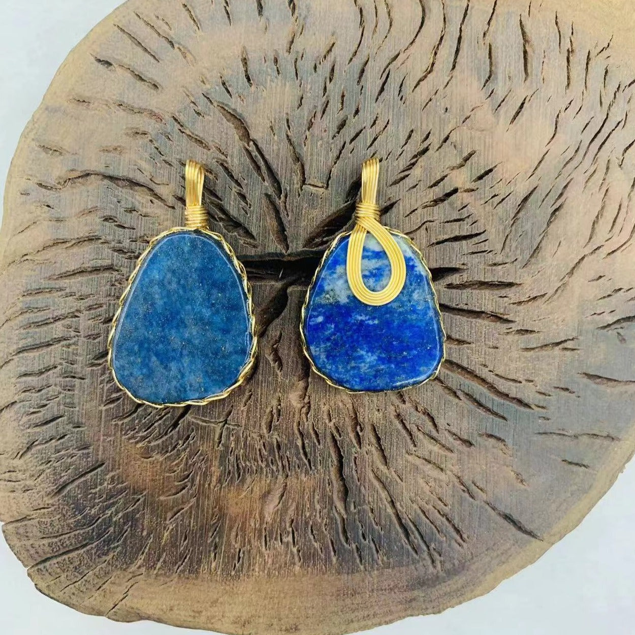 Handmade lápiz wrapping pendants