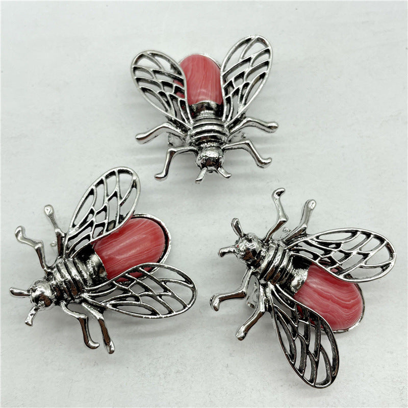 Crystal pendant, bee pendant