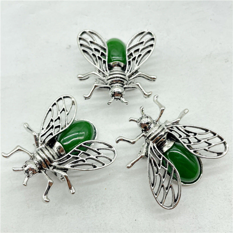 Crystal pendant, bee pendant