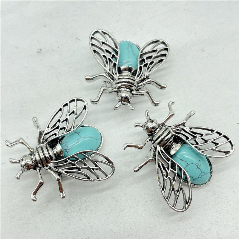 Crystal pendant, bee pendant