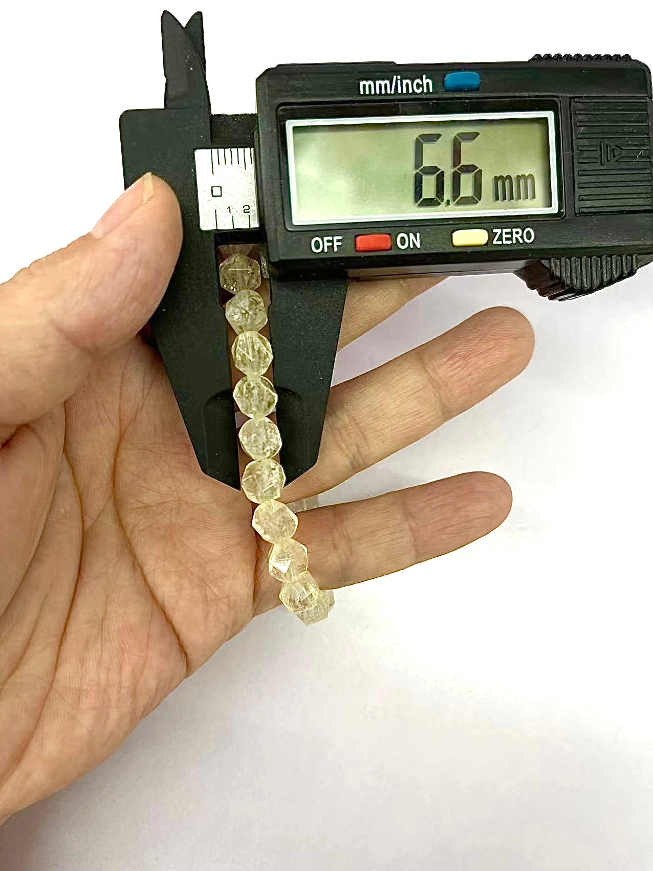 Faced citrine bracelets, limited quantity, 6-7mm