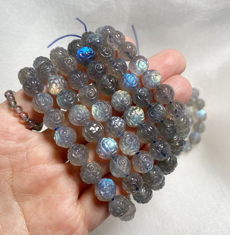 Pulseras de tallado de labradorita