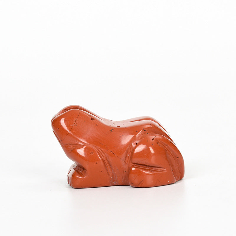 Crystal Frog Carving 1.5 inches