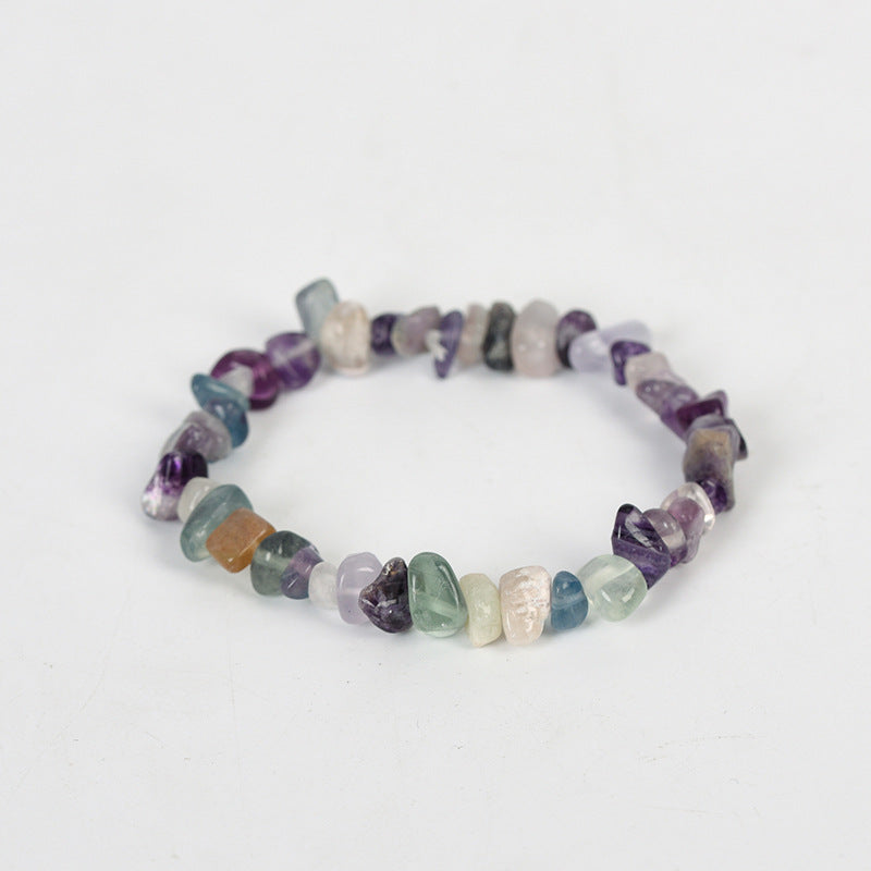Braceletas de cuentas de chips de cristal