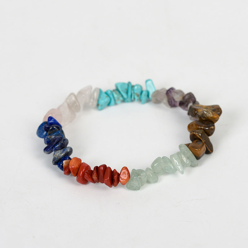 Braceletas de cuentas de chips de cristal
