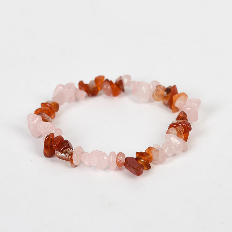 Braceletas de cuentas de chips de cristal