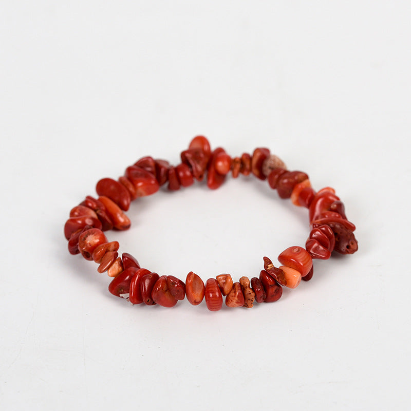 Braceletas de cuentas de chips de cristal