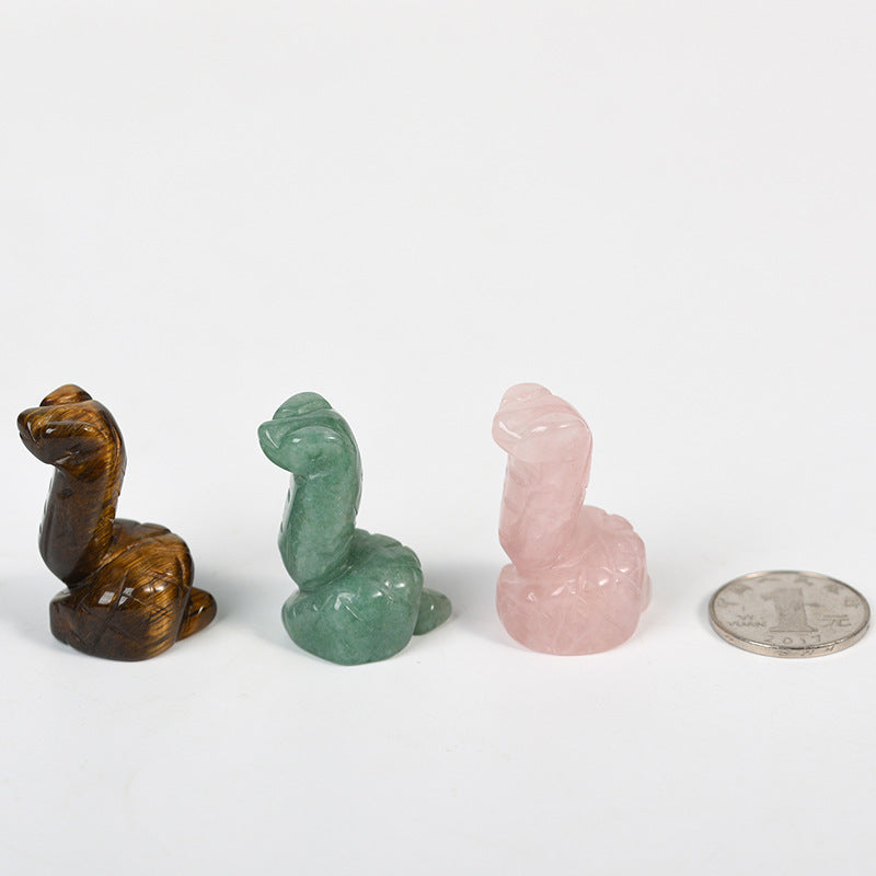 Crystal Snake Carving 40mm