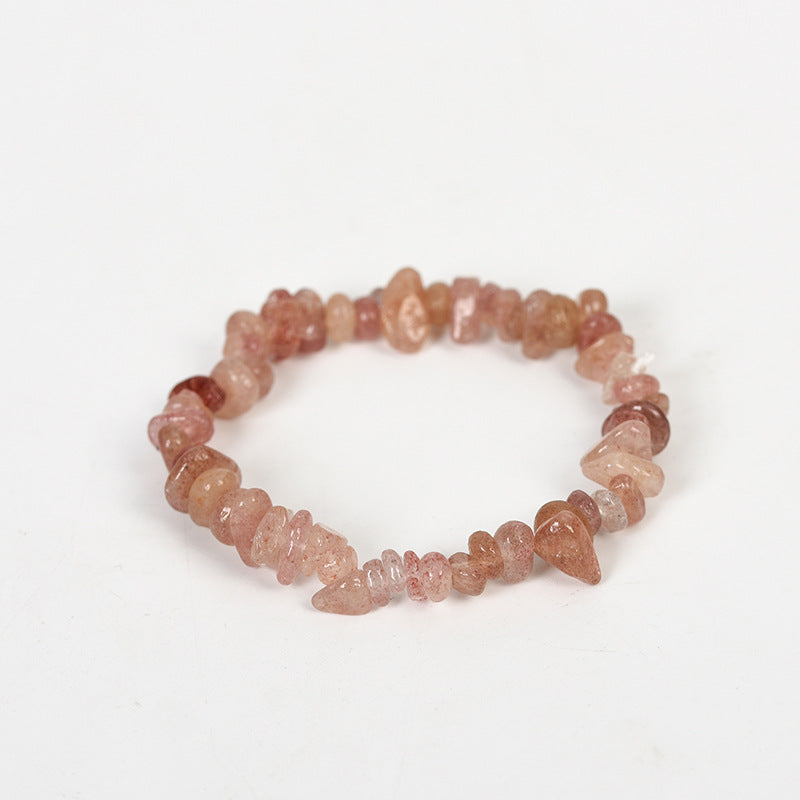 Braceletas de cuentas de chips de cristal