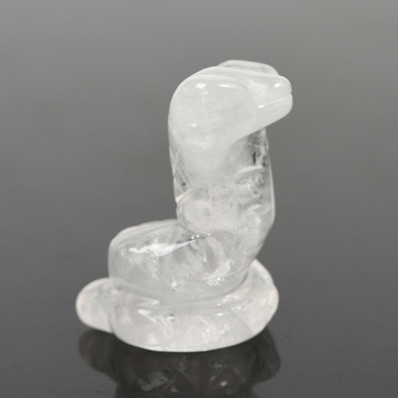 Crystal Snake Carving 40mm