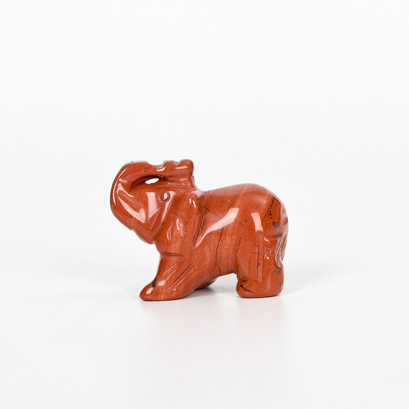 Crystal elephants Carving 1.5 inche
