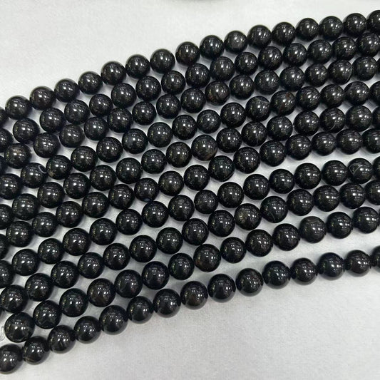 Black Agate Beads 8mm and 10mm