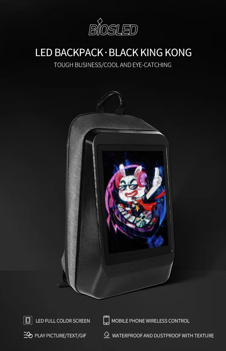 LED pack bag photos changable customized bag