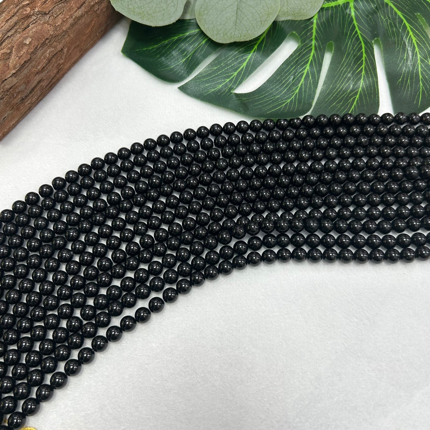 Black Agate Beads 8mm and 10mm