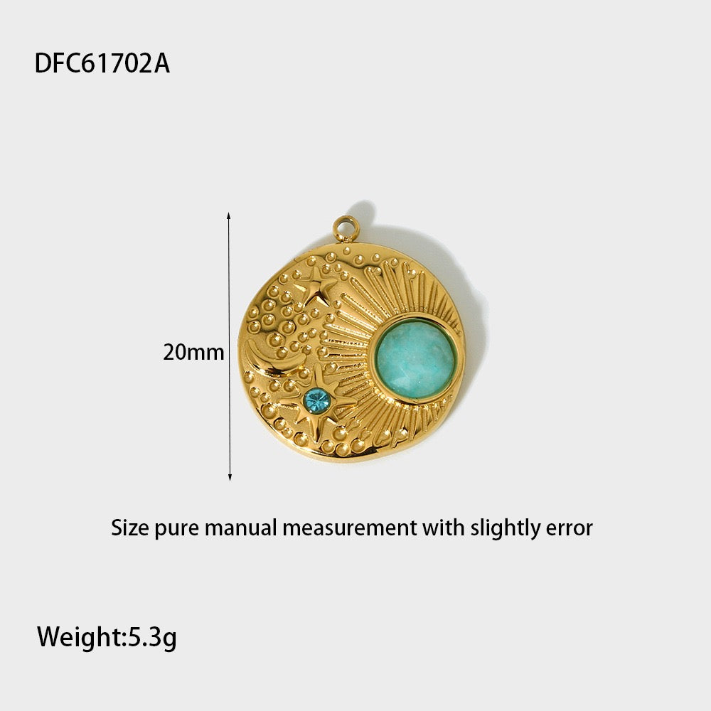 Stainless Steel DIY Charms Golden Plated