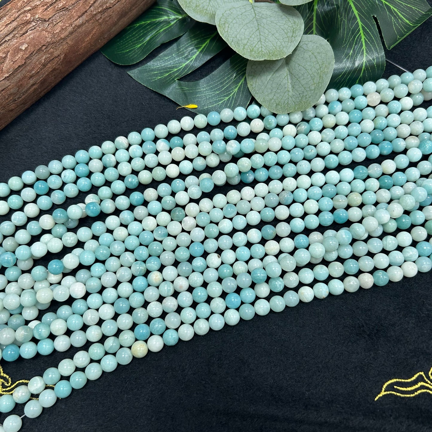 Sky Blue Beads and Matt Beads