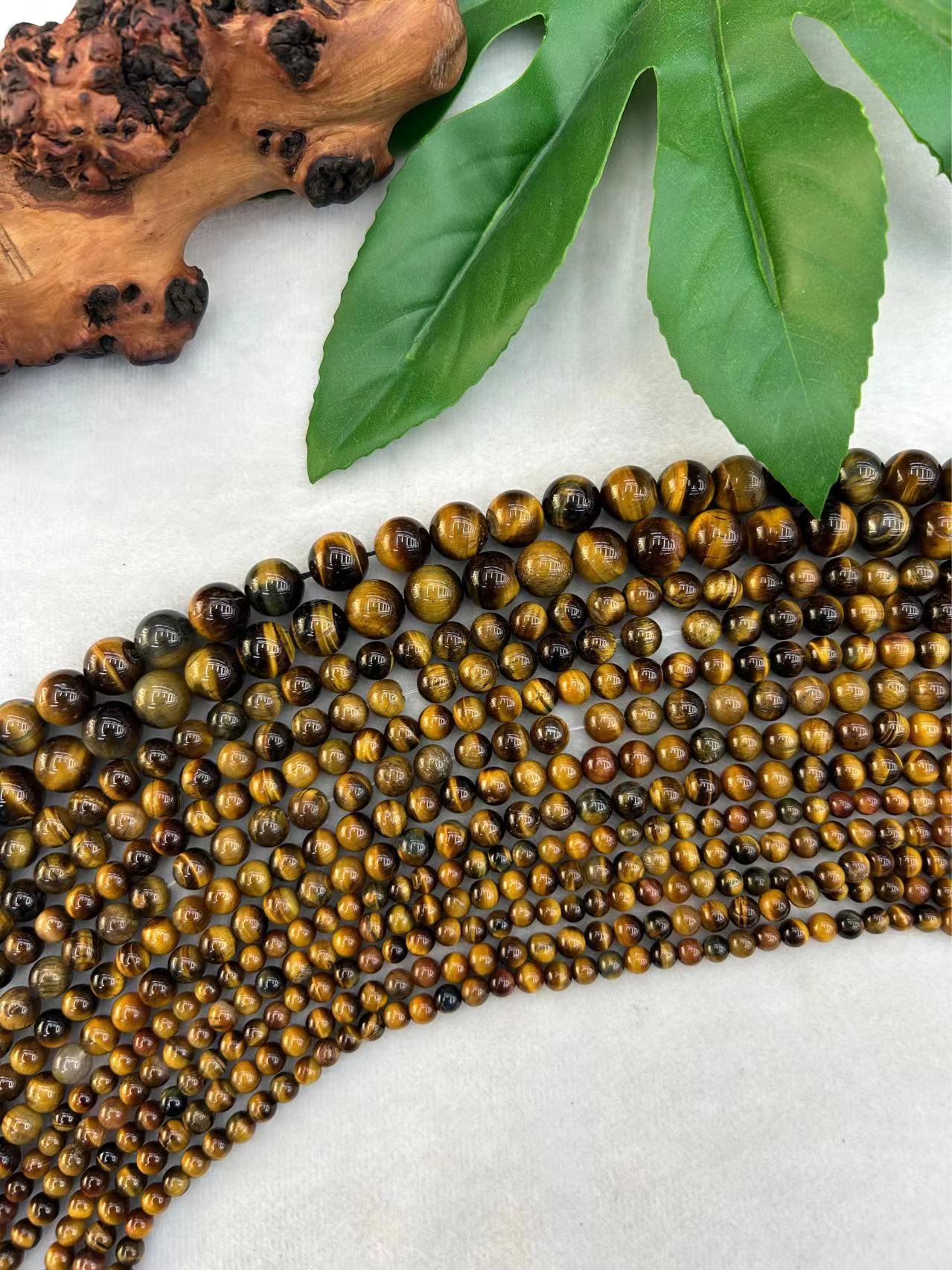 High quality tiger eye beads strands  6/8/12mm