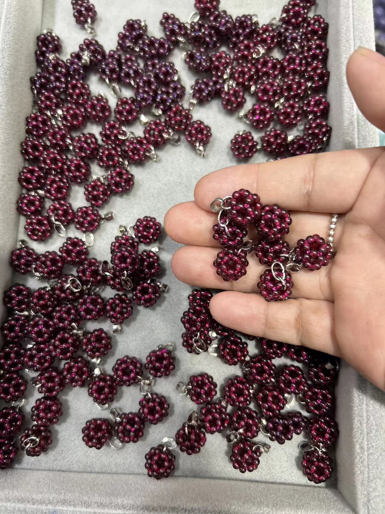 Garnet pendants, limited quantity, 6pcs / $10