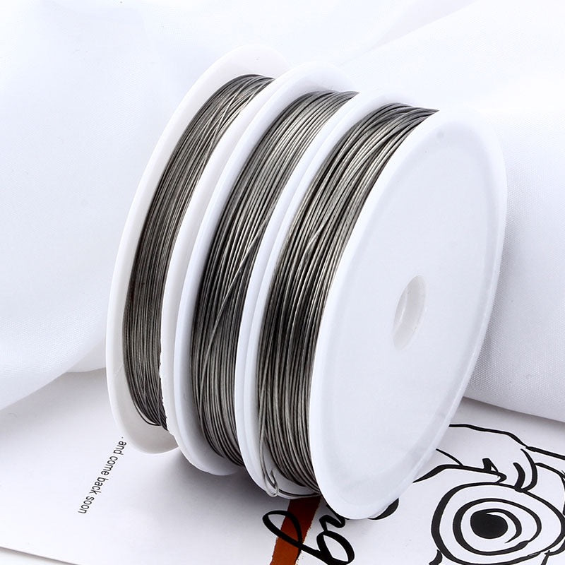 Stainless steel wire 0.3/05/0.6 mm, sold by one roll, 7M/roll