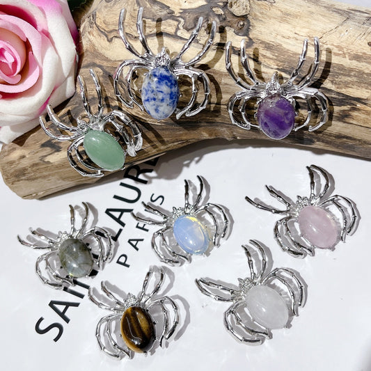 Crystal pendants, Spider pendants