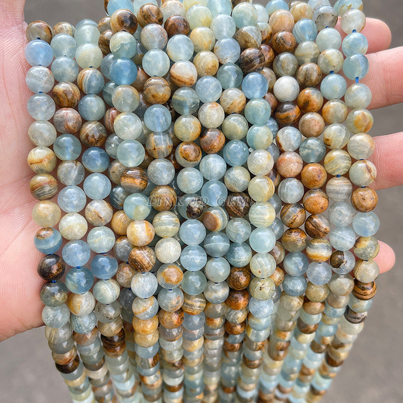 Blue Onyx Beads , 6mm/ 8mm