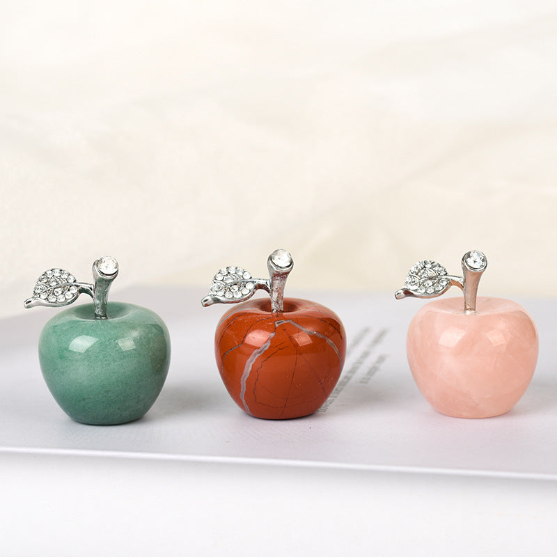 Crystal Apple Carving 1.5 inche