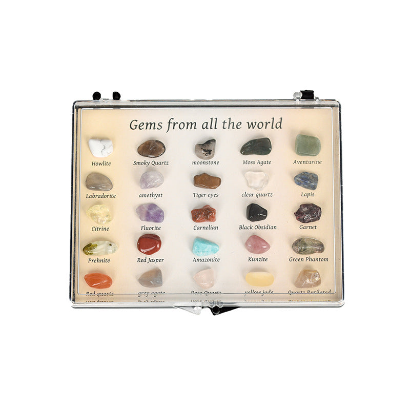 Crystal Menu, Crystals specimen box