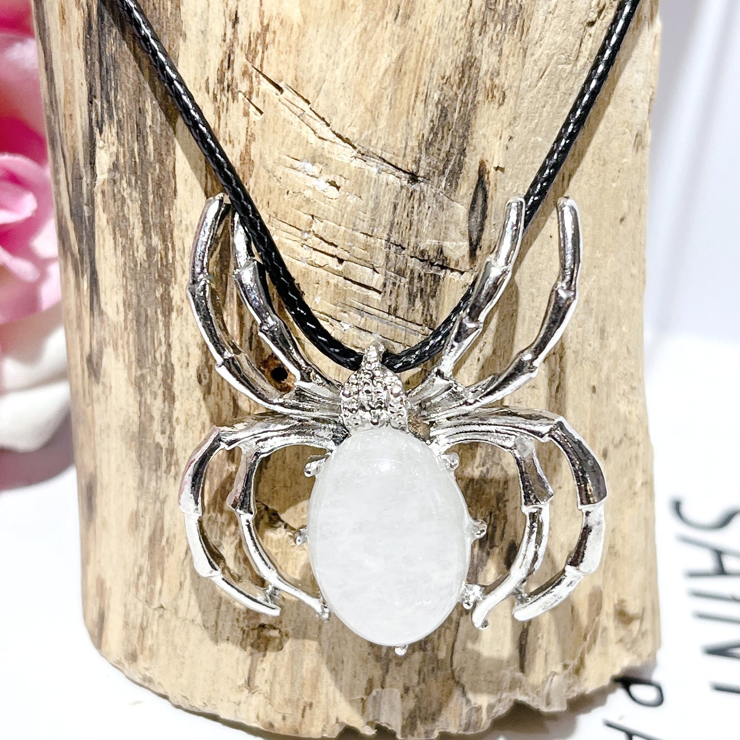 Crystal pendants, Spider pendants