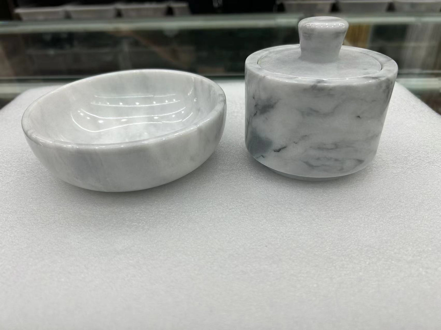 Stone bowl and cup